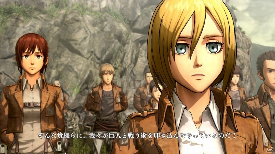PS4/PS3/PS Vita「進撃の巨人」訓練兵団や各巨人を一挙紹介！多種多様な戦闘アクション、日常イベントなどもピックアップの画像33