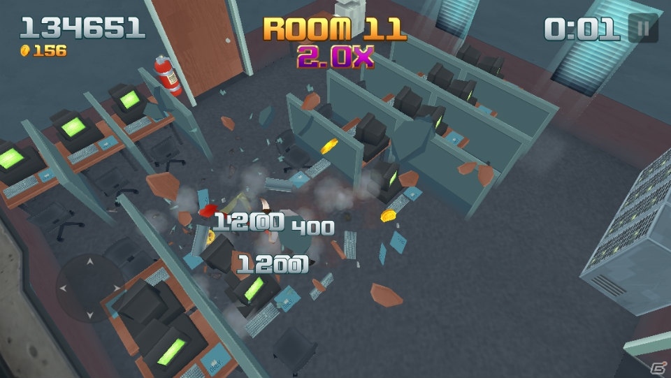 iOS/Android向けストレス発散アクション「Smash the office」を紹介！今週のおすすめスマホゲームアプリレビューの画像10