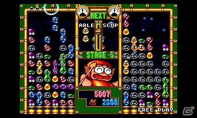 3DS「セガ3D復刻アーカイブス2」に新規収録される「ぷよぷよ通」はアーケード版がベースに！ローカルプレイにも対応の画像2