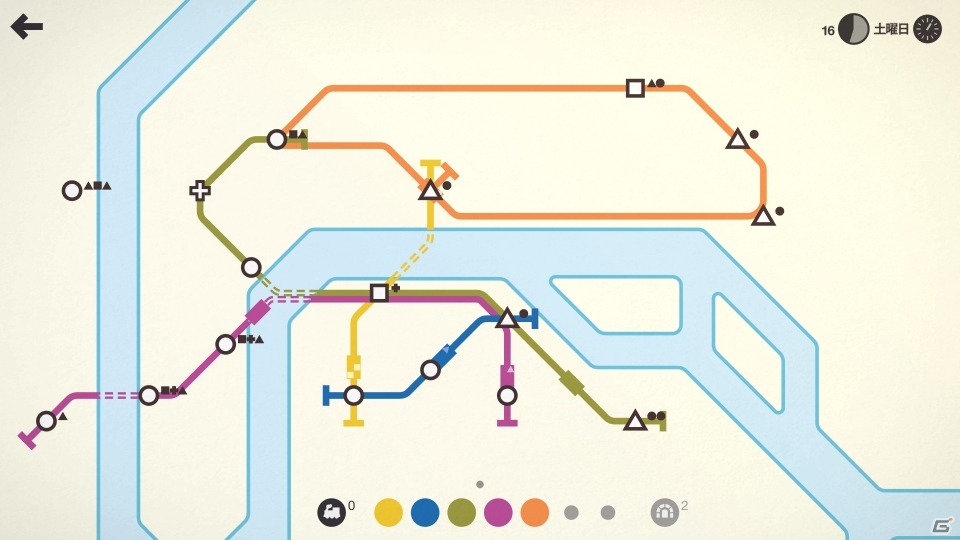 渋滞を解消させる線路敷設ストラテジー「Mini Metro」がPLAYISM/Steamで配信開始！パンシミュレーター「I am Bread」も登場の画像3