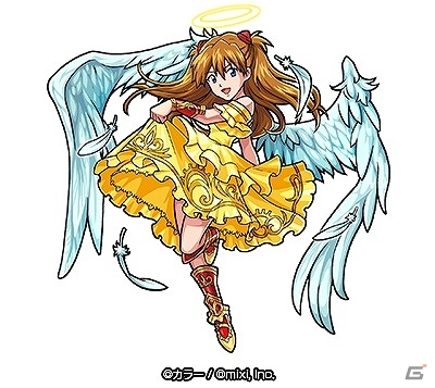 iOS/Android「モンスターストライク」アスカがウリエルに扮して登場！「エヴァンゲリオン」コラボ第2弾が11月17日より開始の画像2
