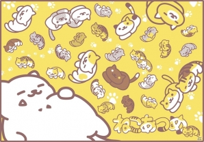 「一番くじ ねこあつめ～大集合！～」が12月12日より順次販売！「まんぞくさん」ぬいぐるみや全面ねこだらけブランケットなどが用意の画像2