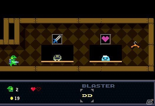 PC向け横スクロールアクションゲーム「ケロブラスター」がSteamにて配信開始の画像6