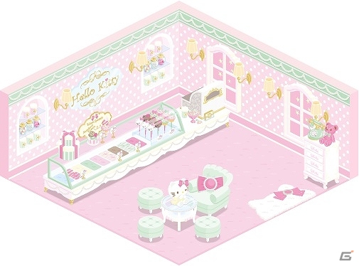 iOS版「ハローキティ アイスライフ」バースデー限定店舗と限定アバターをゲットしよう！「ハローキティ ハッピーバースデー♪」が開催の画像1