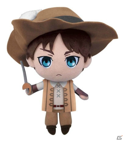 「一番くじ 進撃の巨人～進撃！巨人中学校文化祭の巻～」が12月5日より販売！赤ずきんのミカサやうさぎのリヴァイのきゅんぐるみがラインナップの画像4