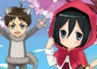 「一番くじ 進撃の巨人～進撃！巨人中学校文化祭の巻～」が12月5日より販売！赤ずきんのミカサやうさぎのリヴァイのきゅんぐるみがラインナップ