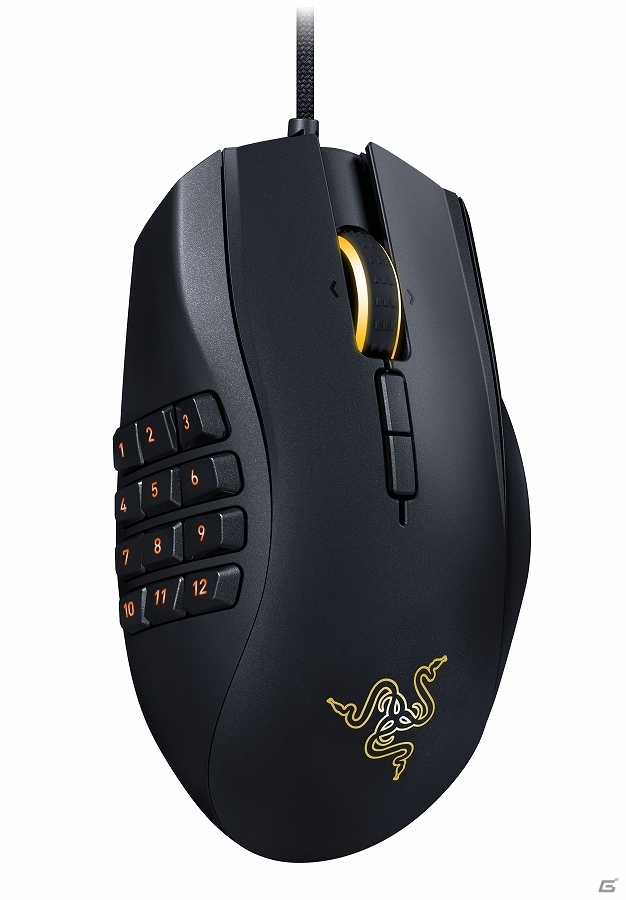 Razer、MMOゲーム専用マウスに最新鋭センサーとChromaライト機能を追加したゲーミングマウス「Razer Naga Chroma」を発表の画像1
