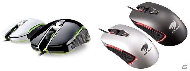 COUGARブランド初の左右対称形ゲーミングマウス「COUGAR 450M/400M」が12月1日に発売の画像1