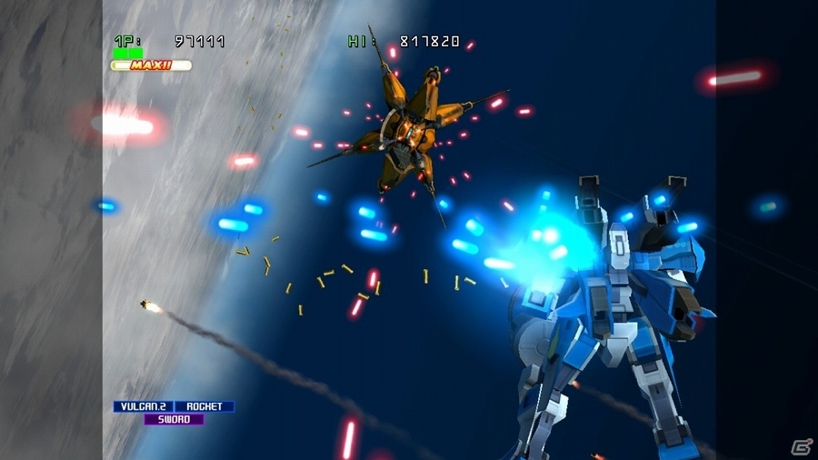 多彩な武器換装システムを搭載した縦スクロールSTG「星霜鋼機ストラニア」がSteamにて配信の画像6