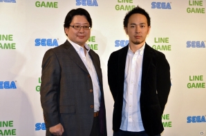 協業の取り組みや第1弾タイトル「フォルティシア LINE×SEGA」が紹介されたセガネットワークス×LINEの記者発表会をレポートの画像15