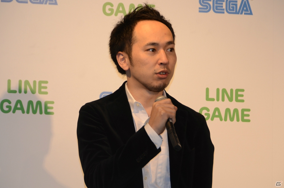 協業の取り組みや第1弾タイトル「フォルティシア LINE×SEGA」が紹介されたセガネットワークス×LINEの記者発表会をレポートの画像9