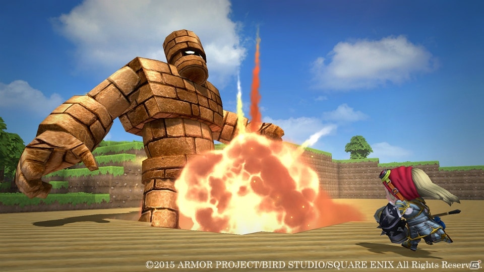 PS4/PS3/PS Vita「ドラゴンクエストビルダーズ」素材を集めて装備を生み出そう！巨大なボスとの戦い方にも注目の画像10