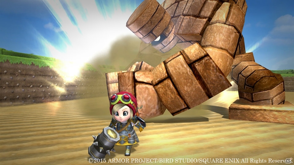 PS4/PS3/PS Vita「ドラゴンクエストビルダーズ」素材を集めて装備を生み出そう！巨大なボスとの戦い方にも注目の画像8
