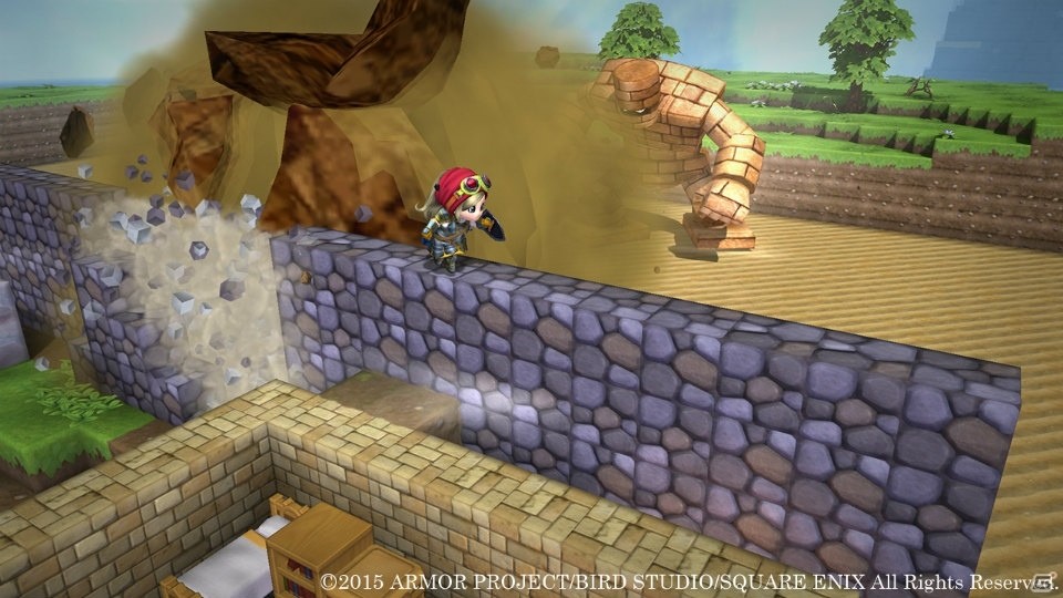 PS4/PS3/PS Vita「ドラゴンクエストビルダーズ」素材を集めて装備を生み出そう！巨大なボスとの戦い方にも注目の画像9