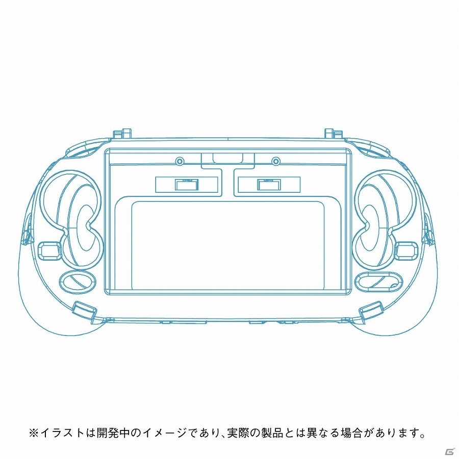 PS Vita用（PCH-1000）「L2/R2ボタン搭載グリップカバー」が今冬発売！の画像1