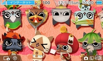 3DS「モンハン日記 ぽかぽかアイルー村DX」MHX連動特典「ベビティガネコ」の紹介映像が公開！「仮面女子」コラボ衣装も配信の画像14