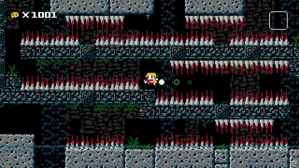 8bit風2Dアクション「1001 Spikes」がPS4/PS Vita/Wii U/3DSで配信決定―1,001の命で100以上のステージに挑むの画像10