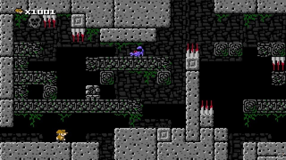 8bit風2Dアクション「1001 Spikes」がPS4/PS Vita/Wii U/3DSで配信決定―1,001の命で100以上のステージに挑むの画像2