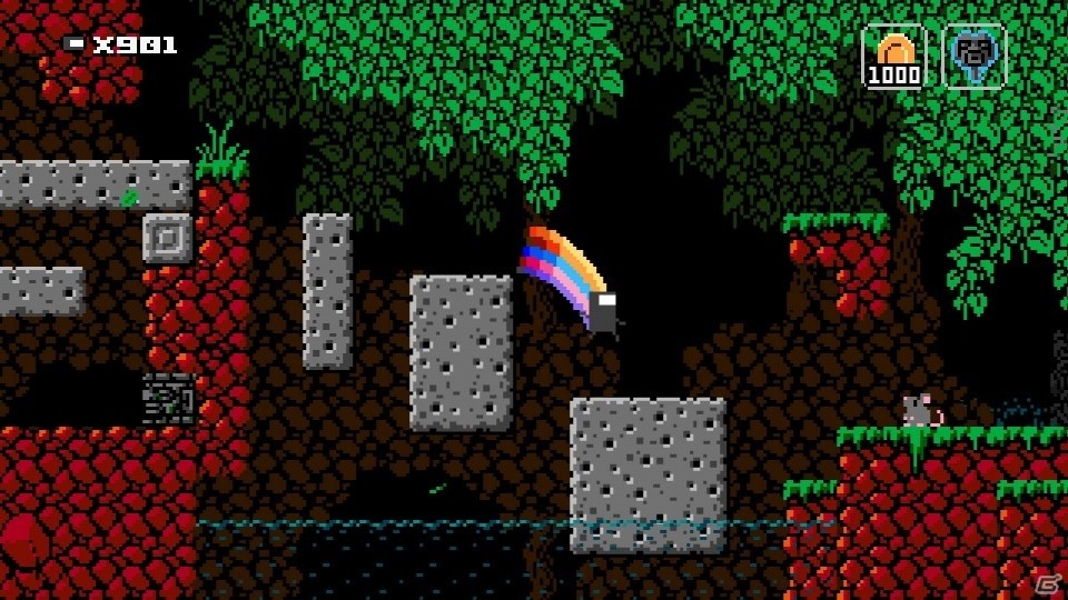 8bit風2Dアクション「1001 Spikes」がPS4/PS Vita/Wii U/3DSで配信決定―1,001の命で100以上のステージに挑むの画像9