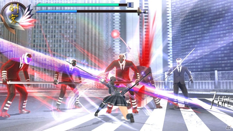 PS4/Xbox One版「巫剣神威控」が配信！女子高生剣士が颯爽と暴れ回るハイスピード3Dバトルアクションの画像2