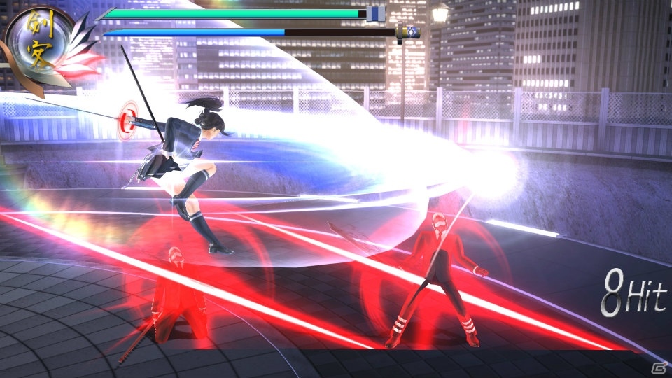 PS4/Xbox One版「巫剣神威控」が配信！女子高生剣士が颯爽と暴れ回るハイスピード3Dバトルアクションの画像3