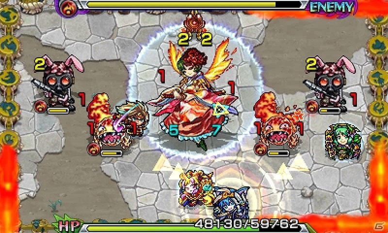3DS「モンスターストライク」3DS版ならではの変則編成バトルを紹介！おなじみの曜日クエストとチケットクエストを紹介の画像33