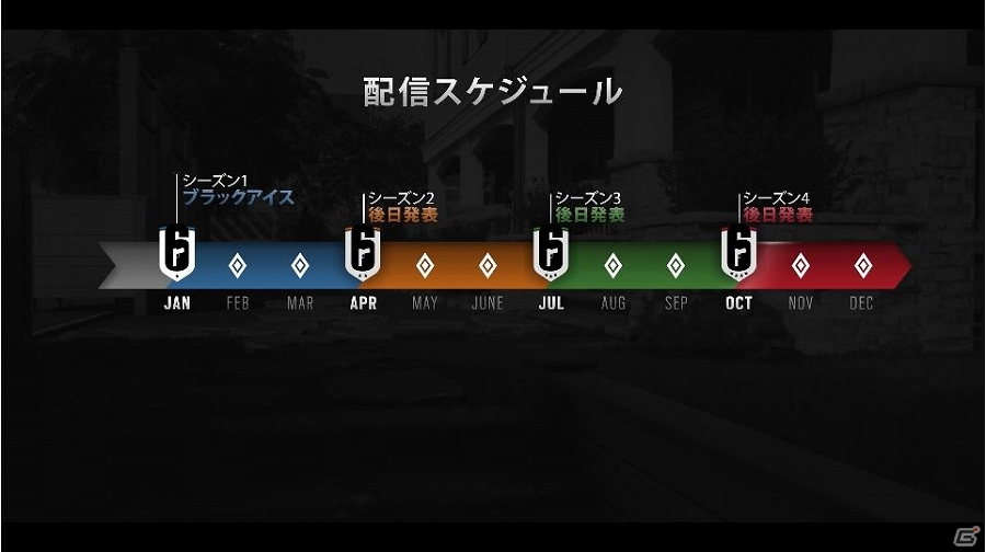 PS4/Xbox One/PC「レインボーシックス シージ」追加コンテンツの配信スケジュールが公開！の画像1