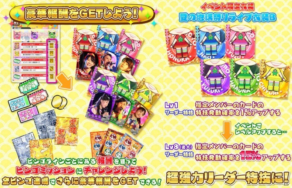 iOS/Android「しゃちほこ～る」第2回ミッションビンゴ大会が開催―愛の地球祭り2013の衣装などが登場の画像2