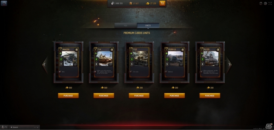 200種以上のカードと戦略を駆使して闘おう！PC/iOSタブレット端末専用「World of Tanks Generals」の正式サービスが開始の画像10