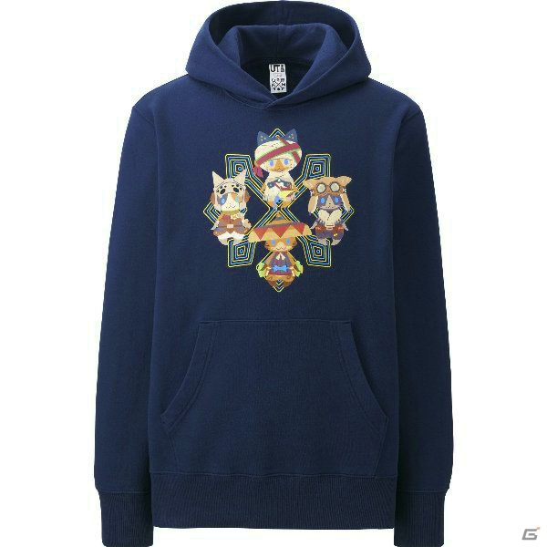 3DS「モンスターハンタークロス」ユニクロコラボパーカ＆Tシャツが本日発売！ゲーム内のユニクロコラボ装備も公開の画像4