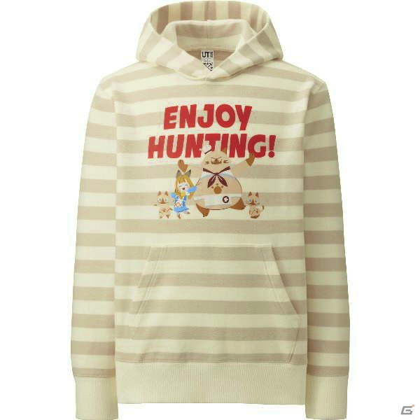 3DS「モンスターハンタークロス」ユニクロコラボパーカ＆Tシャツが本日発売！ゲーム内のユニクロコラボ装備も公開の画像5