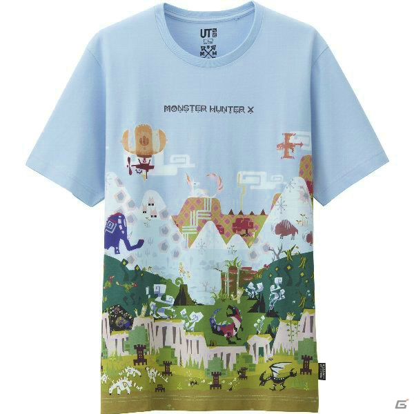 3DS「モンスターハンタークロス」ユニクロコラボパーカ＆Tシャツが本日発売！ゲーム内のユニクロコラボ装備も公開の画像9