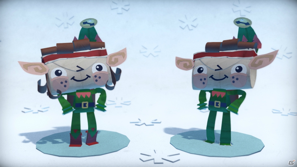PS4「Tearaway PlayStation4」PS4テーマ＆ホリデーコスチュームパックが配信！の画像4