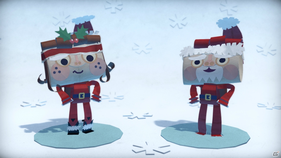 PS4「Tearaway PlayStation4」PS4テーマ＆ホリデーコスチュームパックが配信！の画像6