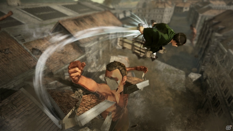 PS4/PS3/PS Vita「進撃の巨人」リヴァイなど調査兵団のキャラクターや壁の外の世界での戦闘をチェック！第2章のイベントシーンも紹介の画像11