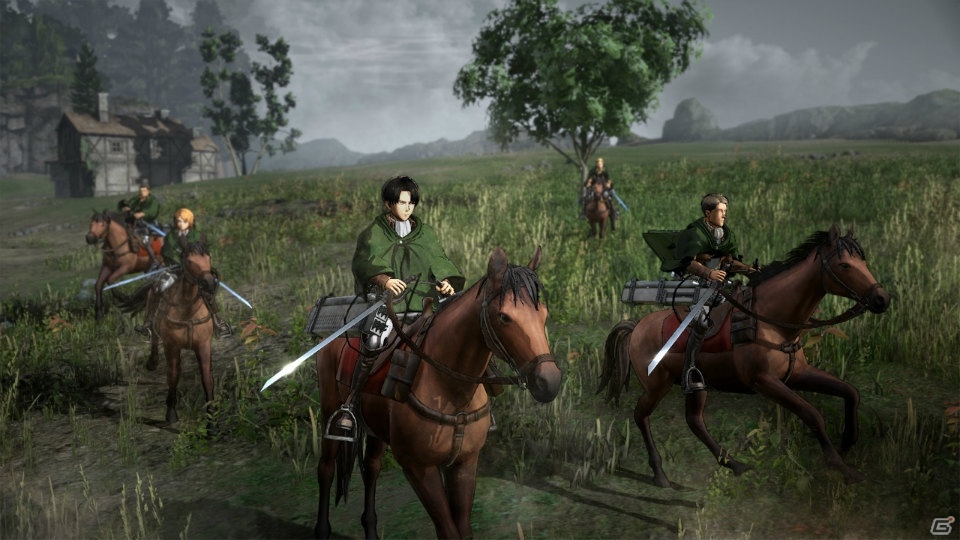 PS4/PS3/PS Vita「進撃の巨人」リヴァイなど調査兵団のキャラクターや壁の外の世界での戦闘をチェック！第2章のイベントシーンも紹介の画像15