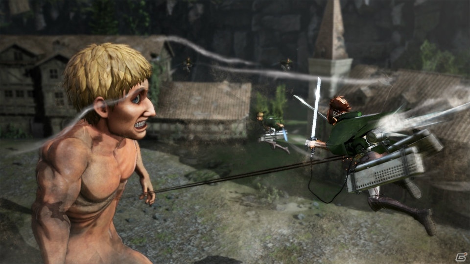 PS4/PS3/PS Vita「進撃の巨人」リヴァイなど調査兵団のキャラクターや壁の外の世界での戦闘をチェック！第2章のイベントシーンも紹介の画像18