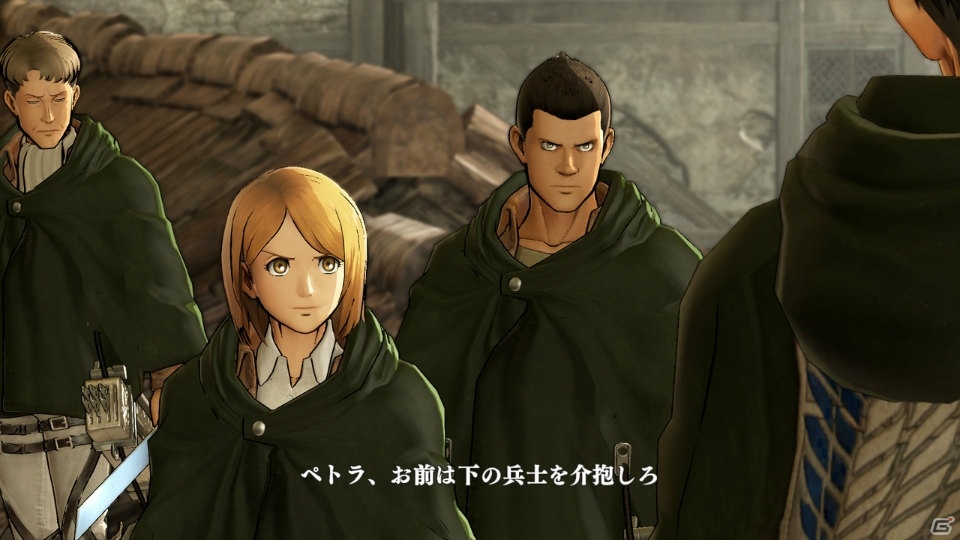 PS4/PS3/PS Vita「進撃の巨人」リヴァイなど調査兵団のキャラクターや壁の外の世界での戦闘をチェック！第2章のイベントシーンも紹介の画像29