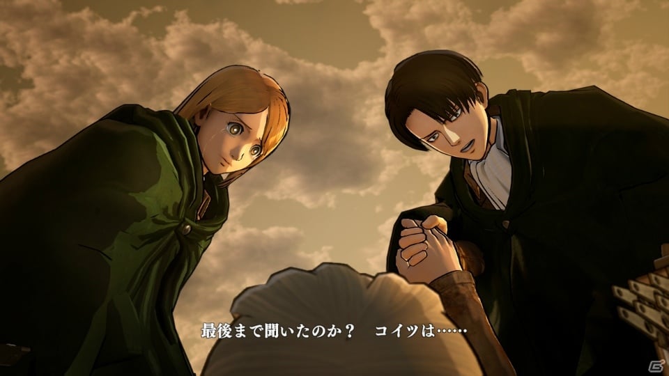 PS4/PS3/PS Vita「進撃の巨人」リヴァイなど調査兵団のキャラクターや壁の外の世界での戦闘をチェック！第2章のイベントシーンも紹介の画像32