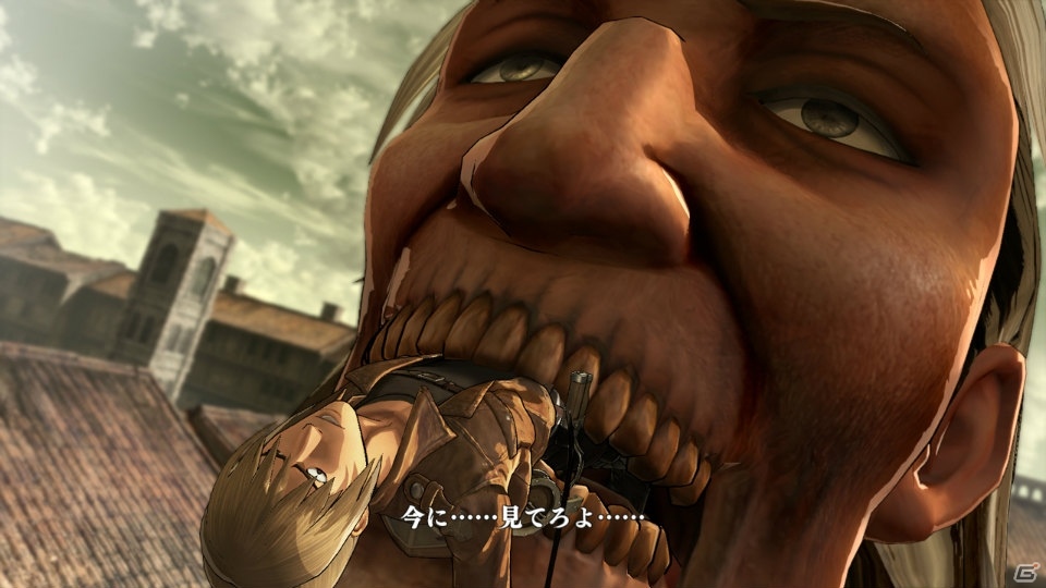 PS4/PS3/PS Vita「進撃の巨人」リヴァイなど調査兵団のキャラクターや壁の外の世界での戦闘をチェック！第2章のイベントシーンも紹介の画像36