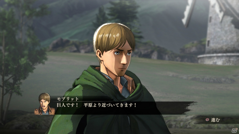PS4/PS3/PS Vita「進撃の巨人」リヴァイなど調査兵団のキャラクターや壁の外の世界での戦闘をチェック！第2章のイベントシーンも紹介の画像40