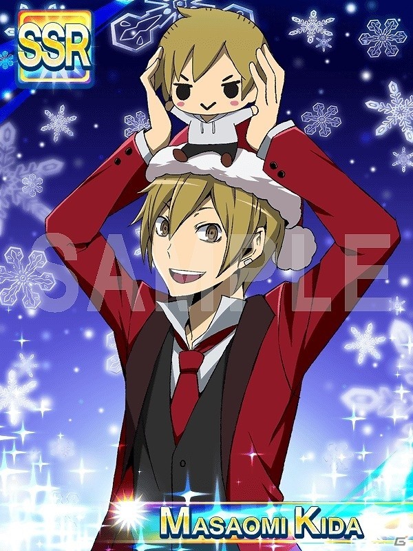 GREE「デュラララ!! the Underside」露西亜ガチャに「クリスマス プレミアム寿司」が登場！新イベント「クリスマス！人ラブサンタのプレゼント」も開始の画像11