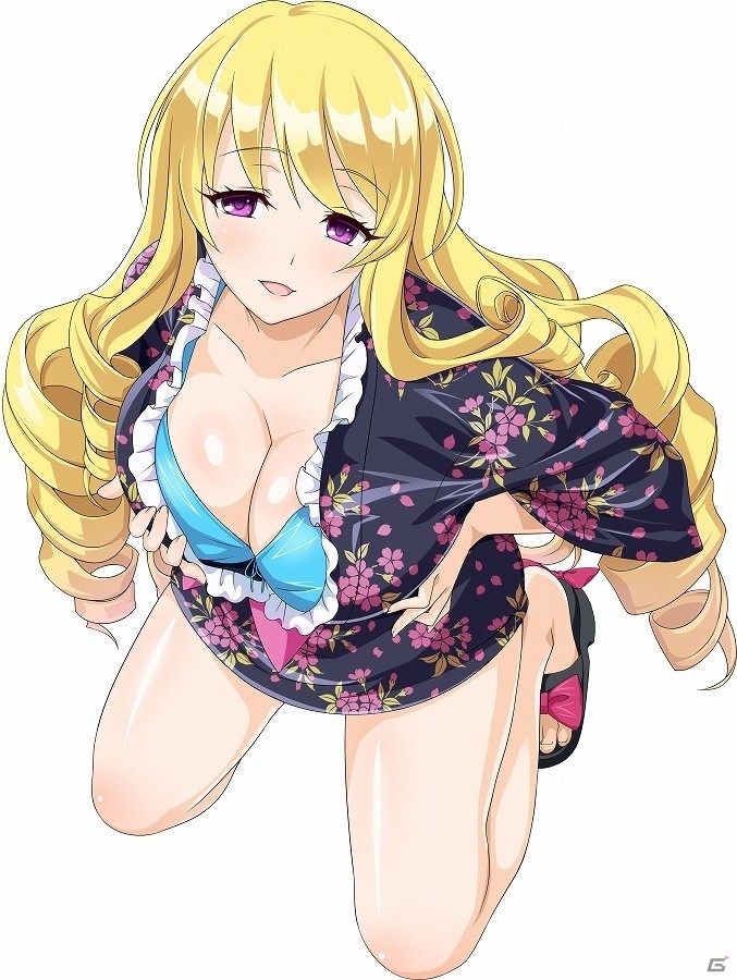 Mobage/GREE/dゲーム「VALKYRIE DRIVE -SIREN-」きわどい浴衣姿の美少女たちが大集合！レイドイベント「ビキニ浴衣でぎゅ～♪」が開催の画像10