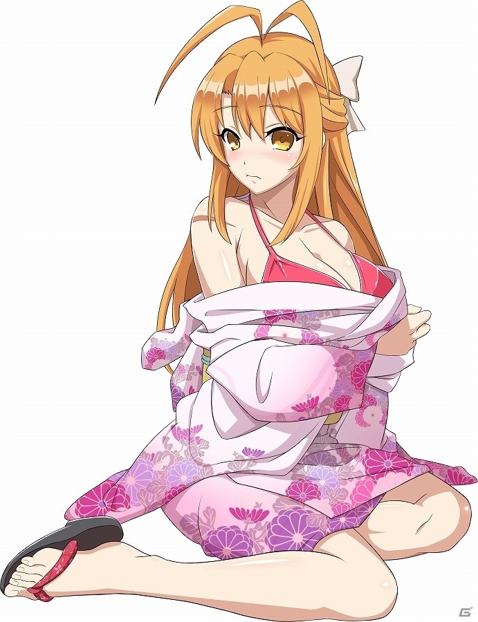 Mobage/GREE/dゲーム「VALKYRIE DRIVE -SIREN-」きわどい浴衣姿の美少女たちが大集合！レイドイベント「ビキニ浴衣でぎゅ～♪」が開催の画像7