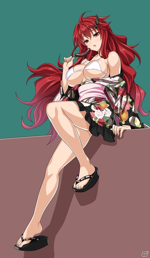 Mobage/GREE/dゲーム「VALKYRIE DRIVE -SIREN-」きわどい浴衣姿の美少女たちが大集合！レイドイベント「ビキニ浴衣でぎゅ～♪」が開催の画像9