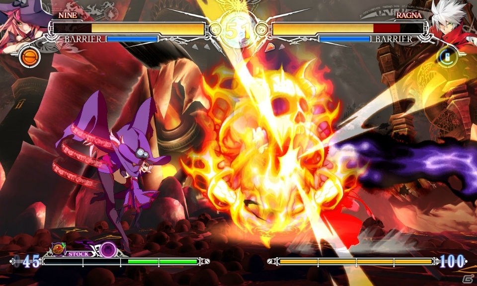 AC「ブレイブルー セントラルフィクション」爆炎を操る六英雄最強の魔女「ナイン=ザ=ファントム」が参戦！の画像4