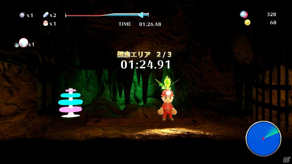 PS4/PS Vita「みんなでスペランカーZ」新たなトラップが待ち受ける「火山洞窟（前編）」が登場！クリスマスイベントも開催の画像6