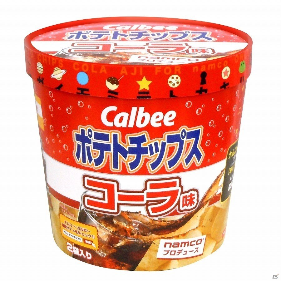 “コーラ×ポテチ”という黄金式が生み出した「ポテトチップス コーラ味」が12月18日よりナムコのアミューズメント施設限定景品として登場！の画像2
