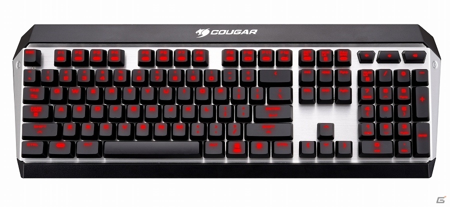 ハードウェアマクロも実装可能な英語フルキー配列ゲーミングキーボード「COUGAR ATTACK X3」が12月18日に発売の画像1