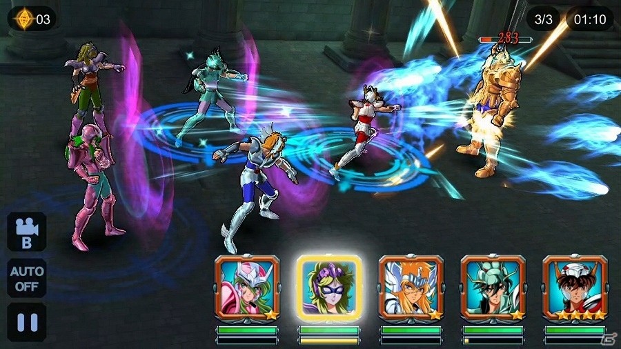 OS/Android「聖闘士星矢 ゾディアック ブレイブ」ゲーム内映像やバトルシステムなどを紹介したPVが公開！の画像4
